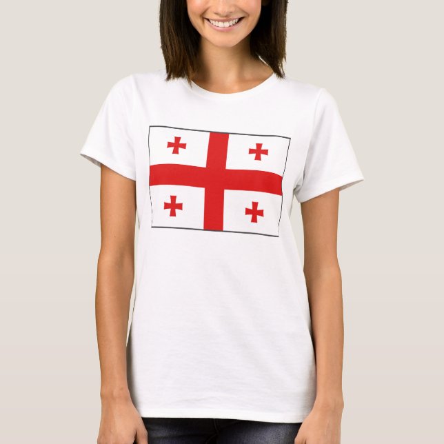 Georgia Flag x Map T-Shirt (Front)