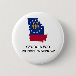 GEORGIA FOR RAPHAEL WARNOCK SENATE BUTTON