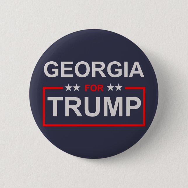 Georgia for Trump 6 Cm Round Badge (Front)