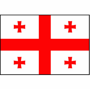 Georgia – Georgian Flag Standing Photo Sculpture