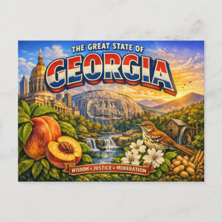 Georgia Greetings Postcard
