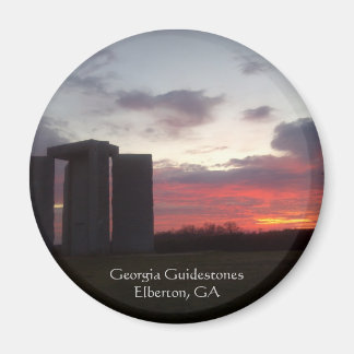 Georgia Guidestones Sunset Magnet