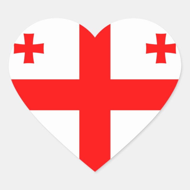 georgia heart sticker (Front)
