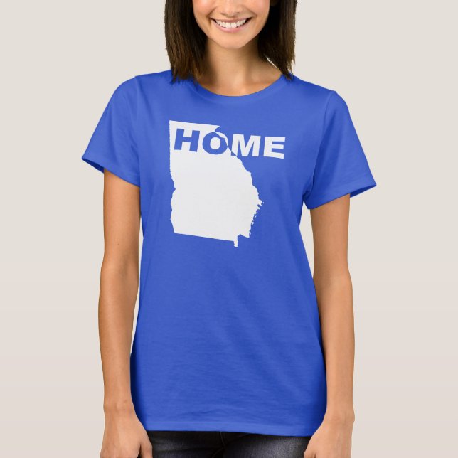 Georgia Home Away From State T-Shirt (Front)