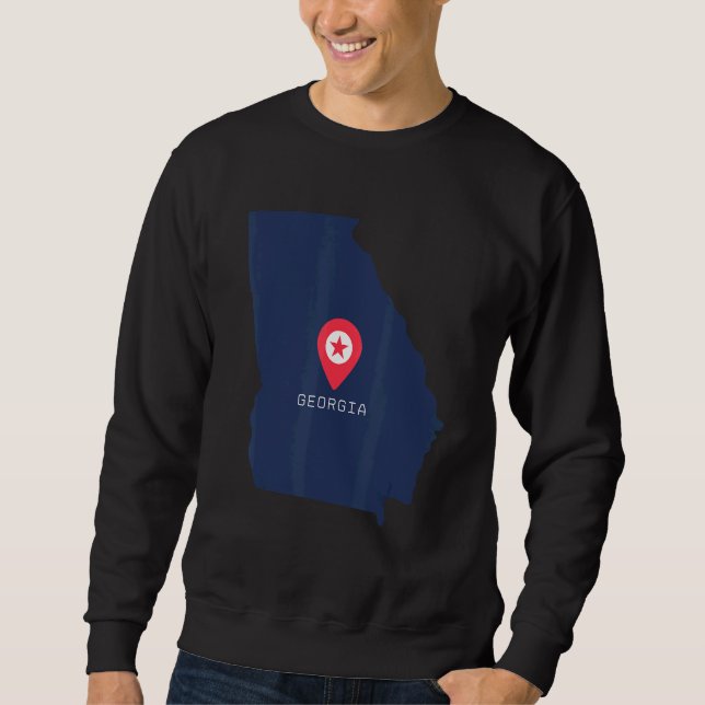 Georgia home location sweatshirt (Front)