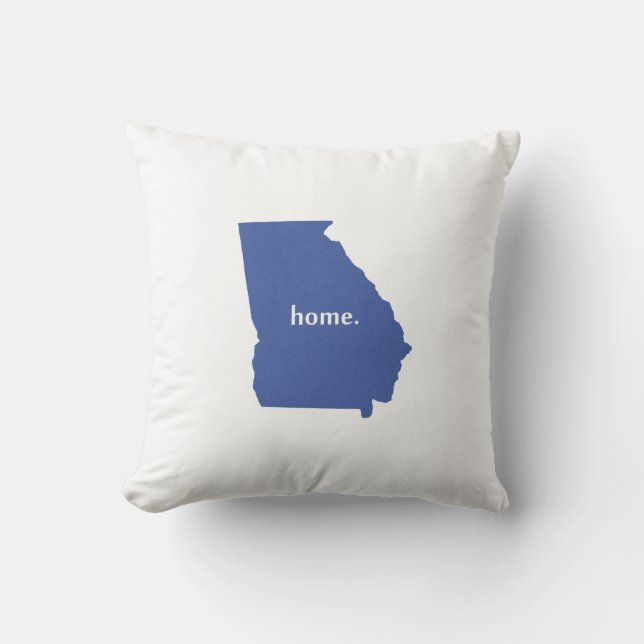 Georgia home silhouette state map cushion (Front)