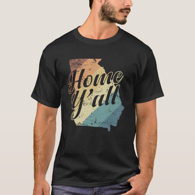 Georgia Home Y all USA America T-Shirt (Front)