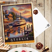 Georgia | Hyper-Realistic State Postcard