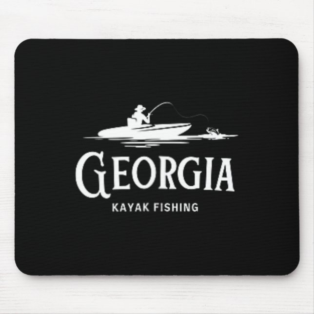 Georgia Kayak Fishing Gkf Kayak Fishing Club Appar Mouse Mat (Front)