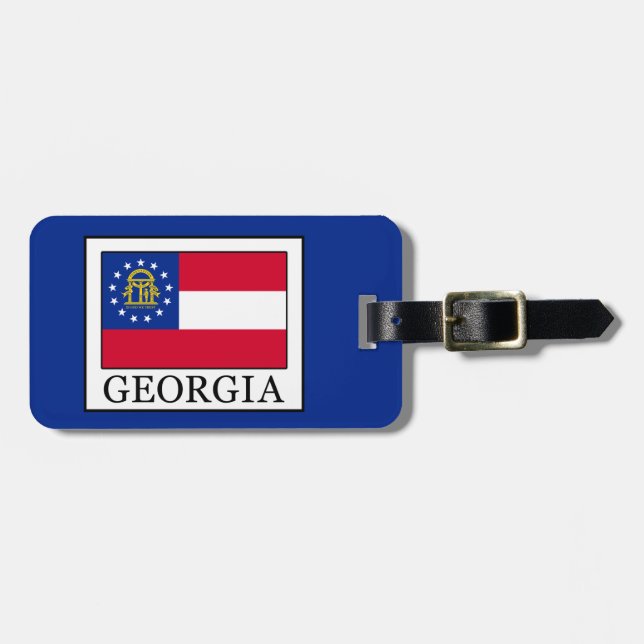 Georgia Luggage Tag (Front Horizontal)