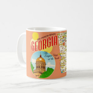 Georgia Map Coffee Mug