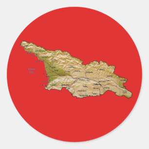 Georgia Map Sticker