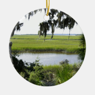 Georgia Marshland Ceramic Tree Decoration