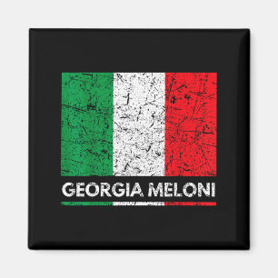 Georgia Meloni Italian Hero Italy Flag Magnet