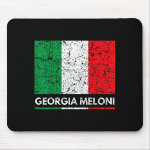 Georgia Meloni Italian Hero Italy Flag Mouse Mat