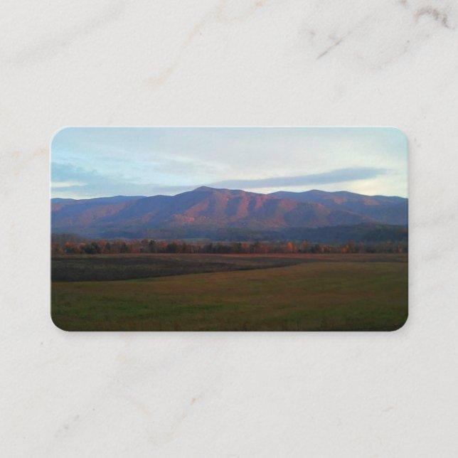 Georgia Mountain View Business Cards (Front)