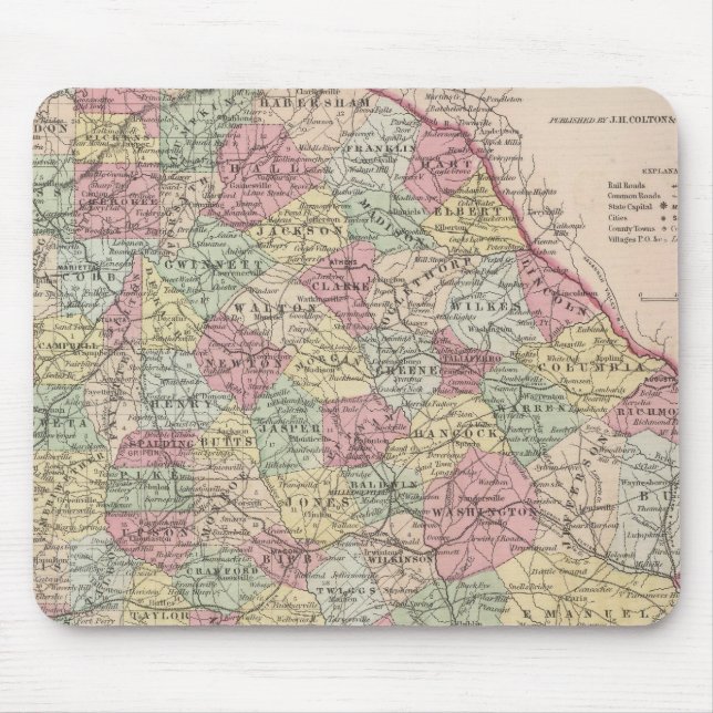 Georgia Mouse Mat (Front)