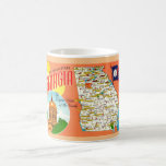 Georgia Mug<br><div class="desc">A fun vintage postcard map of Georgia repurposed on a mug.</div>