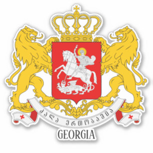 Georgia National Coat Of Arms Patriotic
