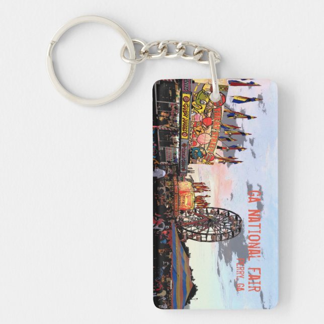 Georgia National Fair, Perry GA Key Ring (Front)