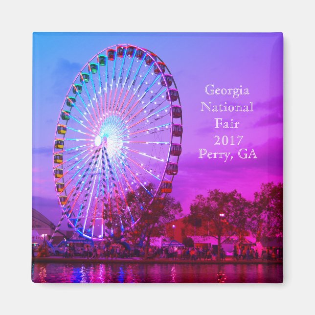 Georgia National Fair, Perry GA Magnet (Front)