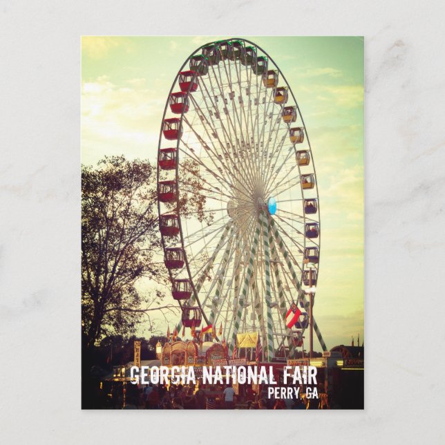 Georgia National Fair, Perry GA Postcard (Front)