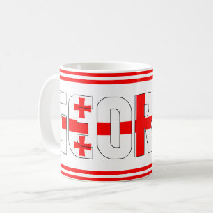 Georgia National Flag Patriotic Coffee Mug