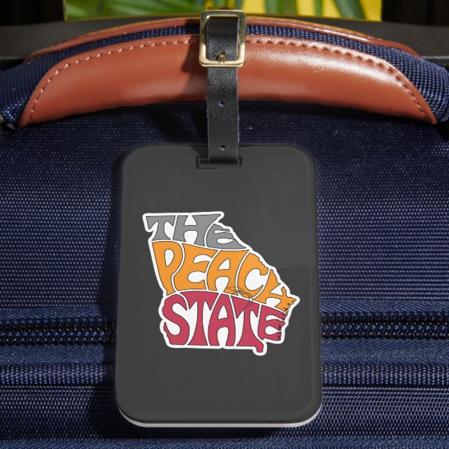 Georgia Nickname Word Art Luggage Tag (Front Insitu 2)
