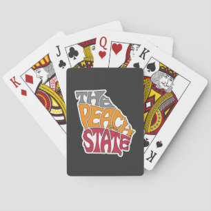 Georgia Nickname Word Art Playing Cards