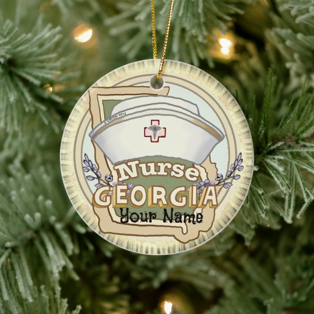 Georgia Nurse Ceramic Tree Decoration (Tree)
