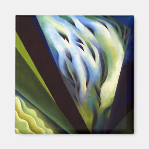 Georgia O Keeffe Blue and Green Music Magnet