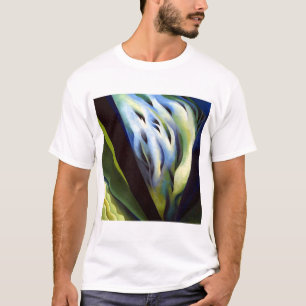 Georgia O Keeffe Blue and Green Music T-Shirt