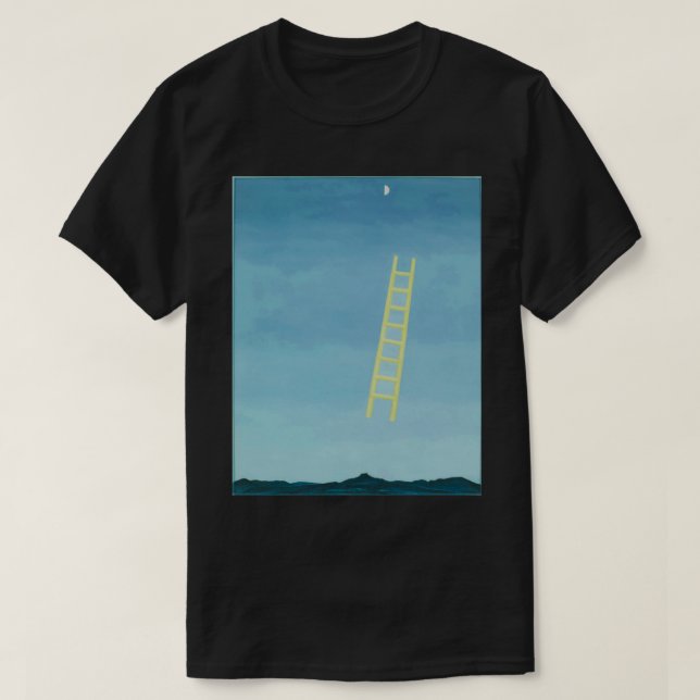 Georgia O&x27;Keeffe Ladder to the Moon 1958 Magne T-Shirt (Design Front)