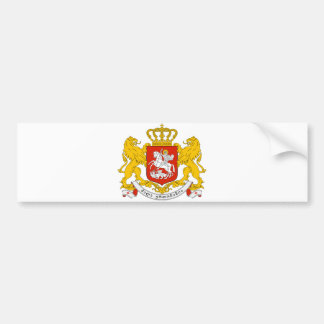 Georgia Official Coat Of Arms Heraldry Symbol Bumper Sticker