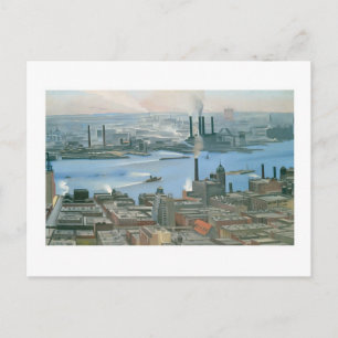 Georgia O'Keefe, East River from the 30th Story Postcard