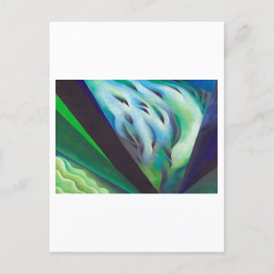 georgia o'keeffe art postcard