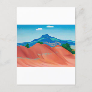 georgia o'keeffe art postcard