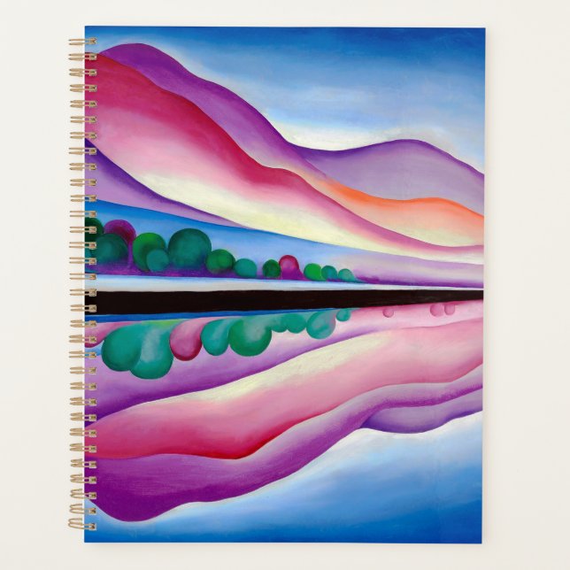 Georgia O'Keeffe, Lake George Reflection (1921) Planner (Front)