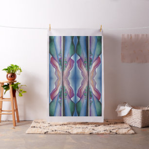Georgia_O'Keeffe - Lake George Reflection Fabric