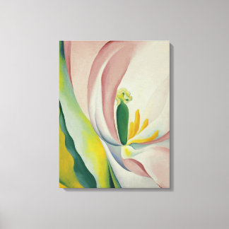 Georgia O'Keeffe - Pink tulipe  Canvas Print