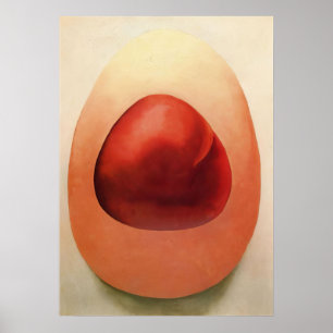 Georgia O'Keeffe - Red and Pink Rocks - Precision Poster