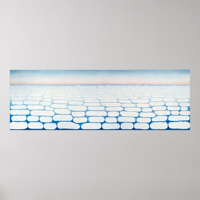 Georgia O'Keeffe -  Sky Above Clouds IV - 1965 Poster (Front)