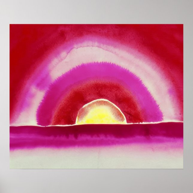 Georgia O'Keeffe -  Sunrise - 1916 Poster (Front)