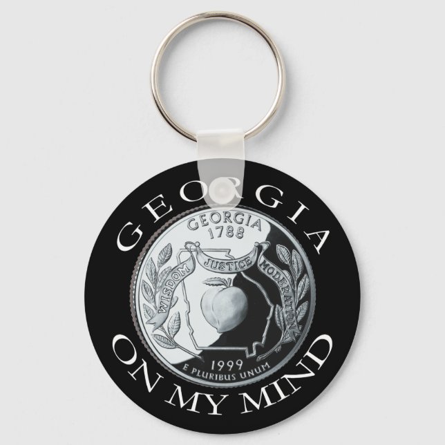 GEORGIA ON MY MIND KEY RING (Front)