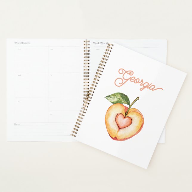Georgia Peach Heart Fruit Planner (Display)