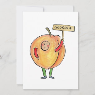 Georgia Peach Invitation