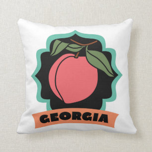 Georgia Peach Logo Cushion