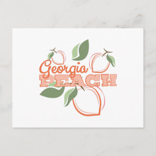 Georgia Peach Postcard