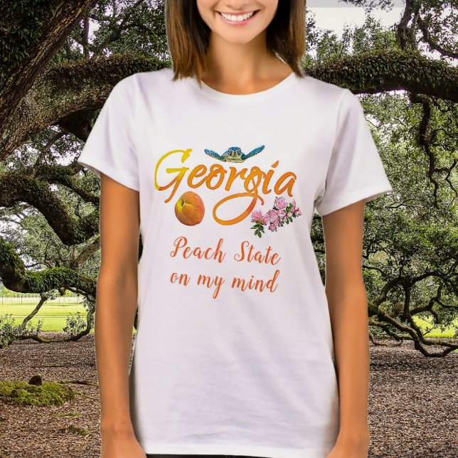 Georgia Peach State On My Mind T-Shirt (Creator Uploaded)