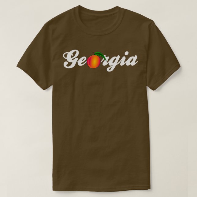 Georgia Peach State T-Shirt (Design Front)